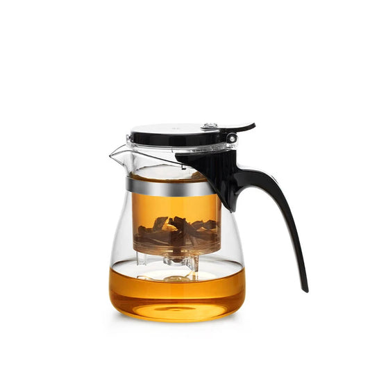 SAMADOYO elegant cup insulation separation bubble teapot heat-resistant glass teapot simple filter tea cup