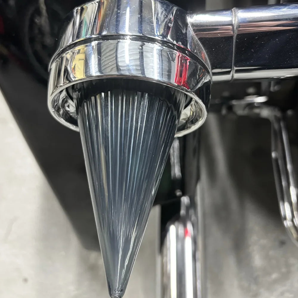Pair Motorcycle Indicator Lens Cover Turn Signal Light Cap For Harley Touring Road Glide Road King Electra Tour Glide 1986-2021