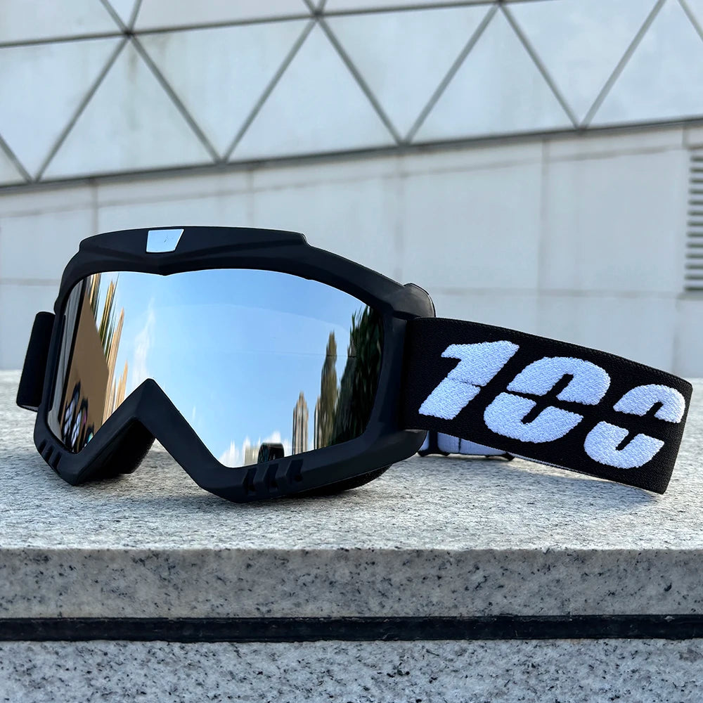 100 Motorcycle Goggles For Men Motocross Sunglasses Safety Protective MX ATV Ski Helmet Goggles vintage Driving Glasses