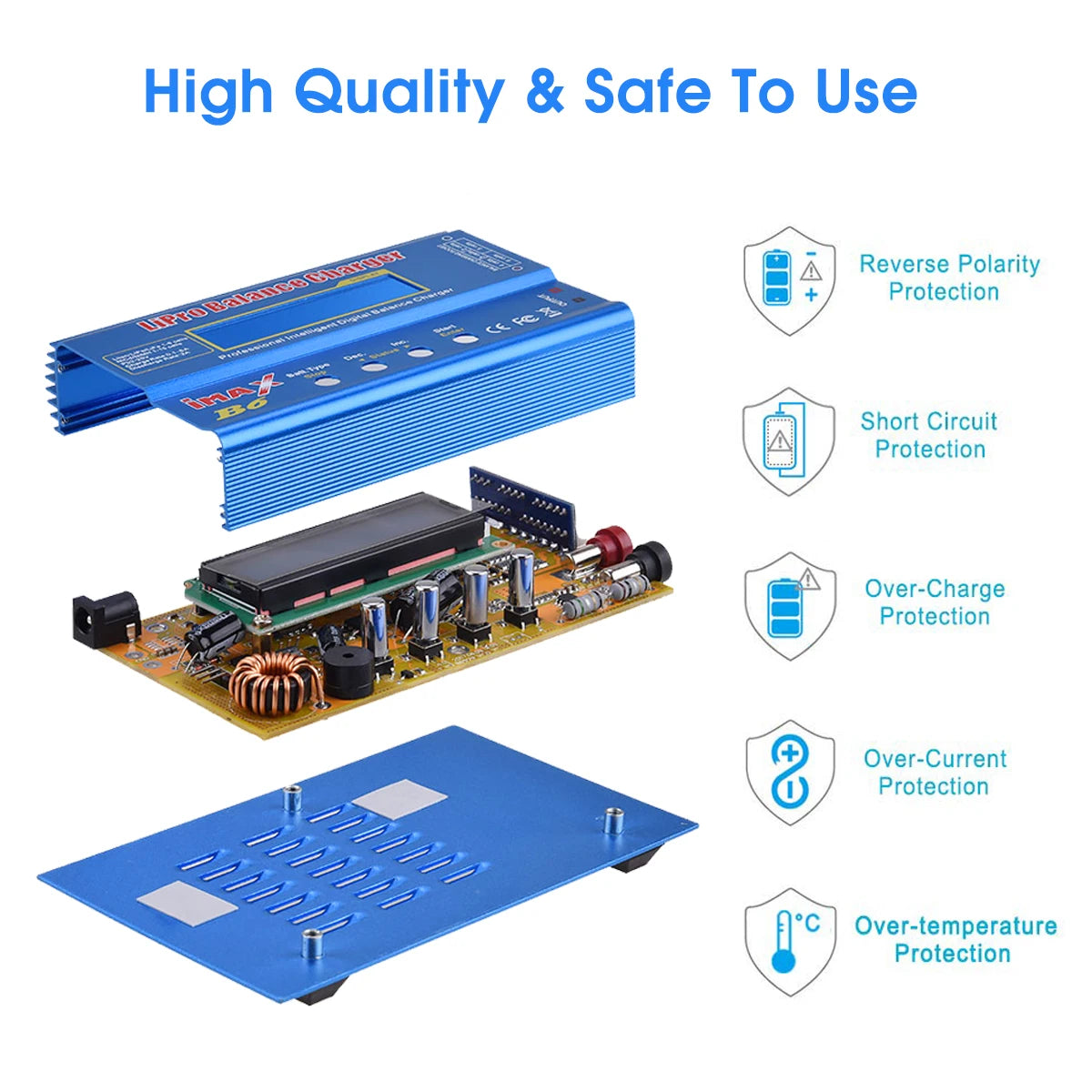 iMAX B6 80W Battery Charger For Lipo NiMh Li-ion Ni-Cd Digital Lipro Balance Charger Discharger AC Power 15V 6A Adapter Rc Car