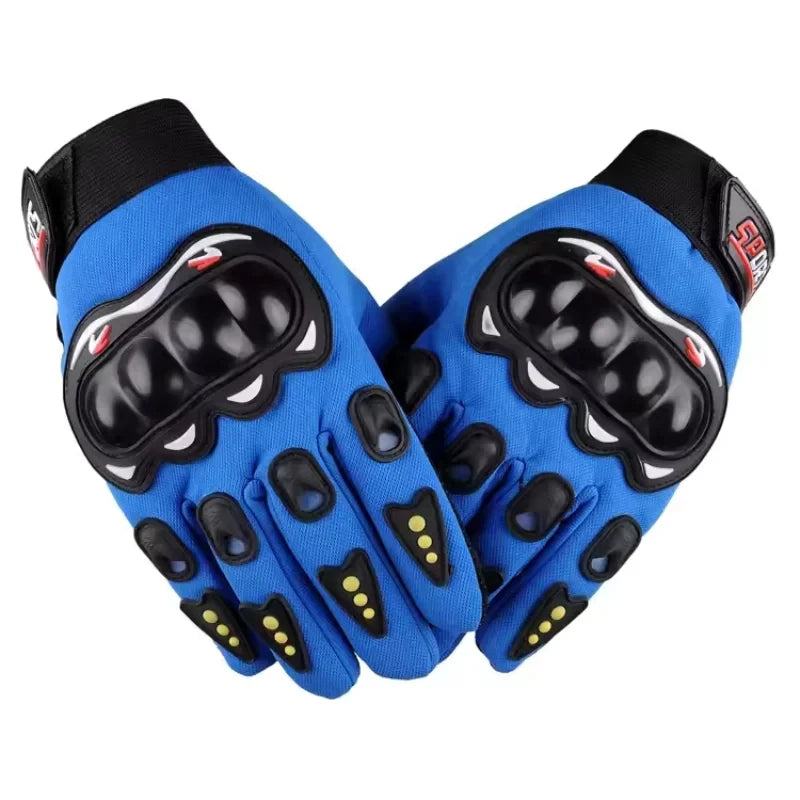 Men's Breathable Motorcycle Gloves Closed Finger Racing Gloves for Outdoor Sports Crossbike Riding