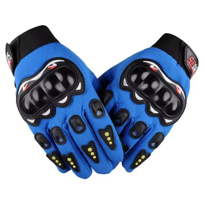 Men's Breathable Motorcycle Gloves Closed Finger Racing Gloves for Outdoor Sports Crossbike Riding