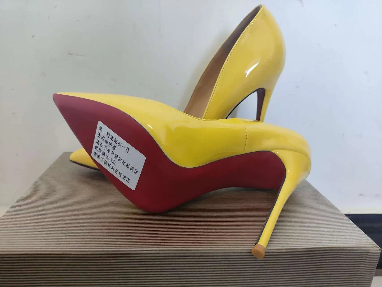 35-48 size slim high heels women's high heels sexy pointed wedding shoes party high heels patent leather neutral shoes