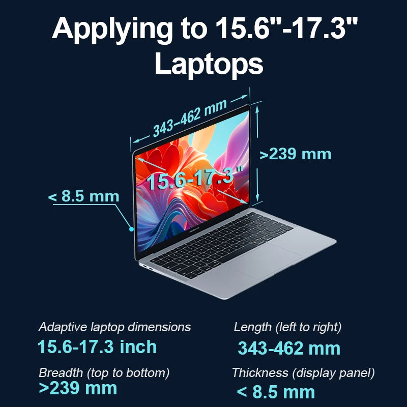 15.6-Inch multi-screen computer split monitor, suitable for laptop screen expander 1920 * 1080P IPS triple portable monitor