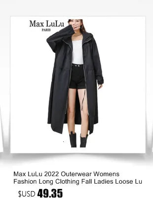 Amax luluE 2025 Fashion Korean Fall Ladies Loose Streetwear Womens Long Hooded Trench Coat Oversized Windbreaker Casual Clothes