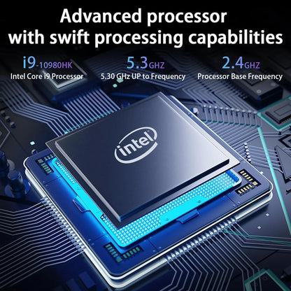 Intel Core i9-10980HK Windows 11 Pro Laptops  16GB RAM 1TB SSD Office Gamer Study notebook Computer PC