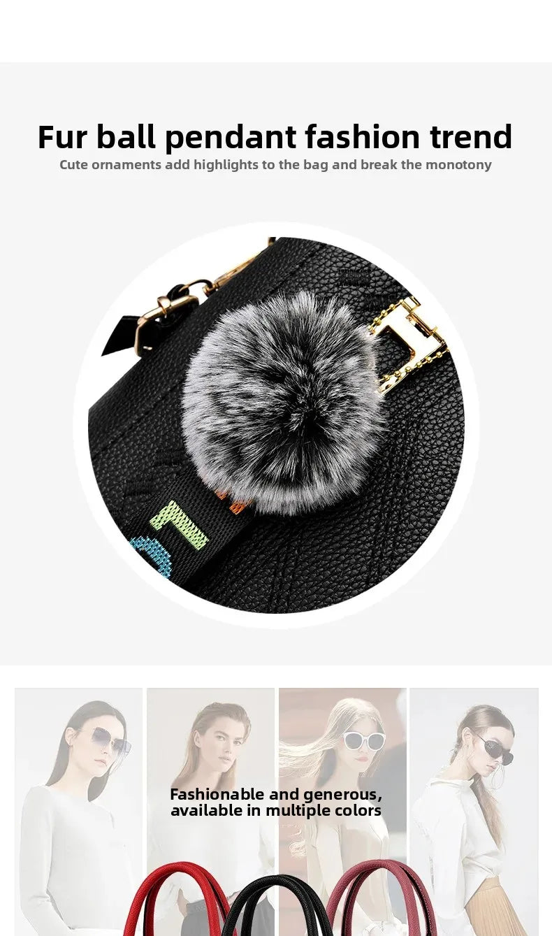 Fashionable Embroidered Large Capacity Women's Handbag Hot Sale Of The Season New Korean Style Handbag Shoulder Bag Tassel Penda
