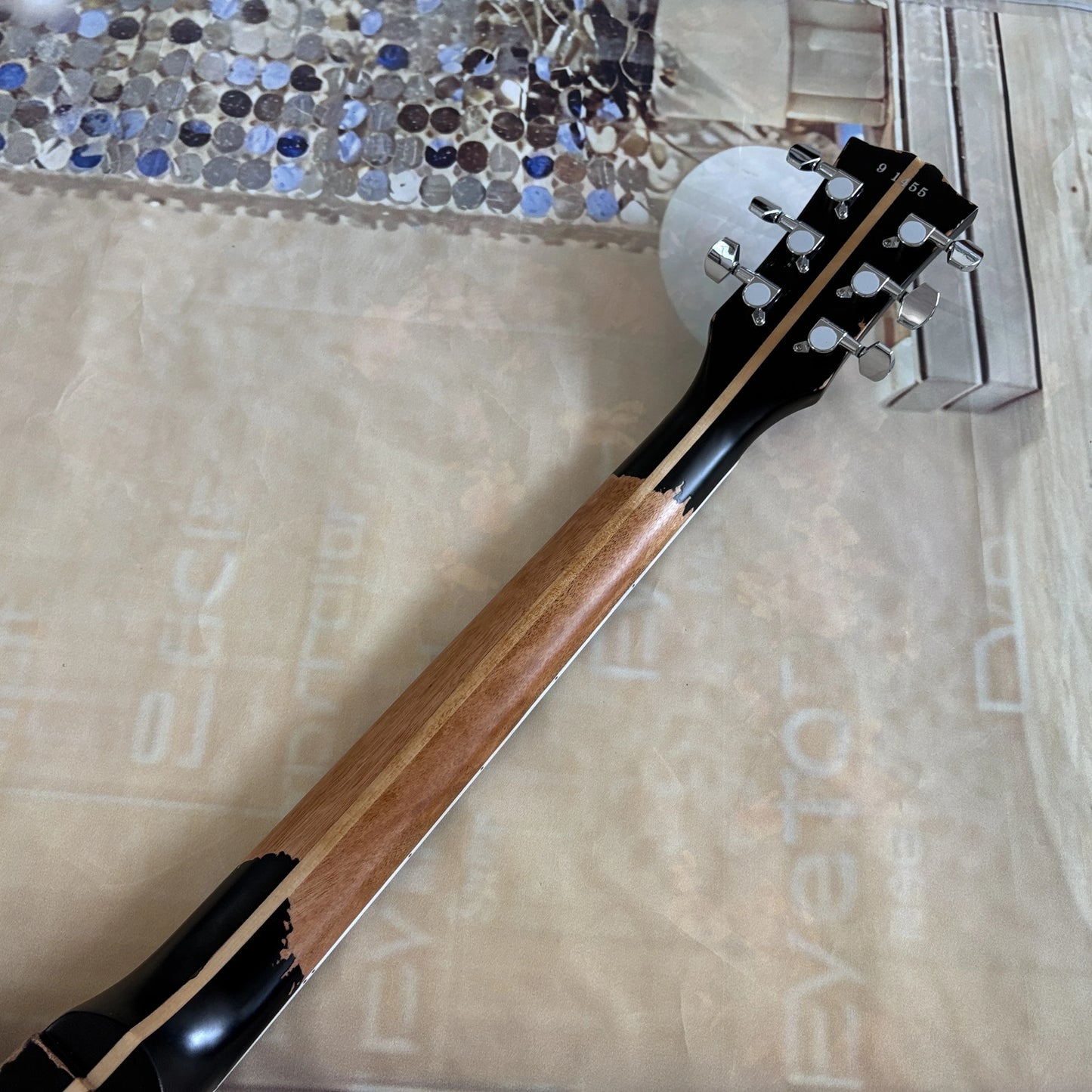 Handed relics - Electric guitar vibrato device P90 pickup - 22 frets - Rosewood body - Rosewood fingerboard