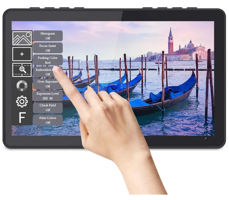 FEELWORLD F5 PRO V4 6" 3D LUT Touchscreen Monitor 4K HDMI I/O High-Res Rec.709 Aux Power Multiple Mounting Options