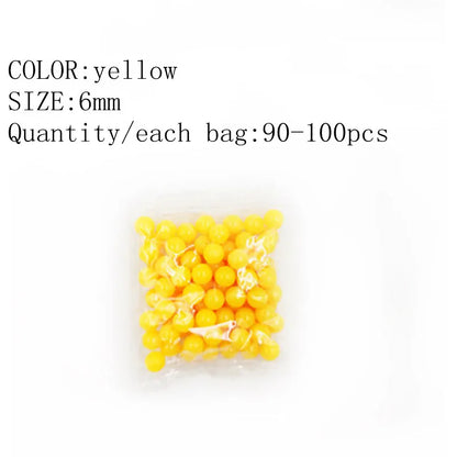 90-100pc/pack Airsoft Paintball 6MM Airsoft BBs Bullets Strikeball Plastic Ammo Speed Loader High Grade Hunting Shooting Balls