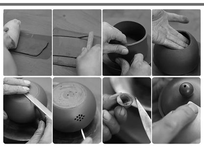 Antique Dunhuang Charcoal Tea Fire Stove Japanese Coarse Pottery Cooking Teapot Water Boiling Pottery Kettle Fire Warmer Wine