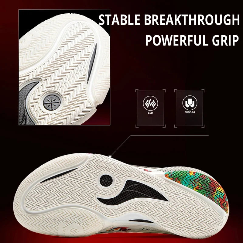 Li-Ning Men's WADE 808 5 ULTRA V2 Professional Basketball Shoes SUPER BOOM Cushion LiNing Competition Sneakers ABAV045
