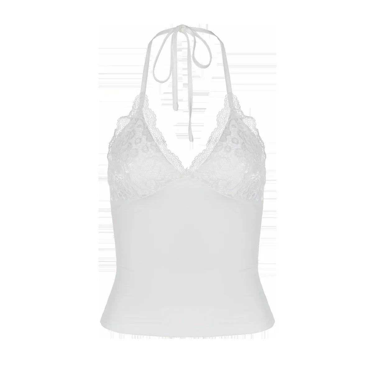 2025 New Fashion Tank Top Sexy Lace Backless Women Tops Strap Tank Top Sexy Women Clothing m