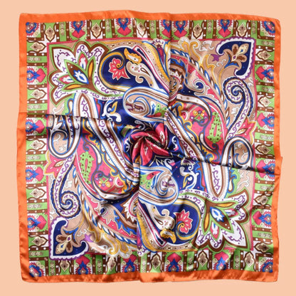 1PCS Ladies Multicolor Peacock Feather Pattern Large Tassel Shawl Fashionable Wrap Scarf for Travel Party Ladies Silk Scarf
