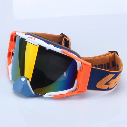 Men's Motocross Goggles 6.5 Double Layer Anti Fog Cycling Glasses Motorcycle Helmet Glasses Gafas Para Mask for Sports Outdoor