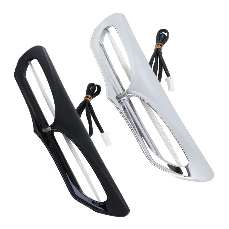Motorcycle Batwing Fairing Vent Trim Accent LED Light For Harley Touring Electra Street Glide FLHTCU Tri Glide Ultra 2014–2022
