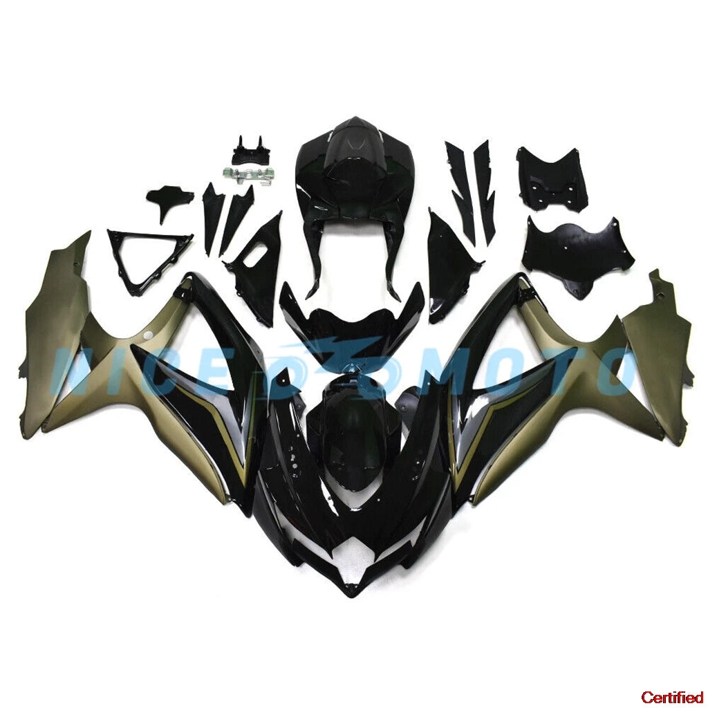 ABS Plastic Motorcycle Fairing Kits Fit For GSXR 600 750 K8  K9 2008 2009 2010 GSXR600 GSXR750 Panel Kit