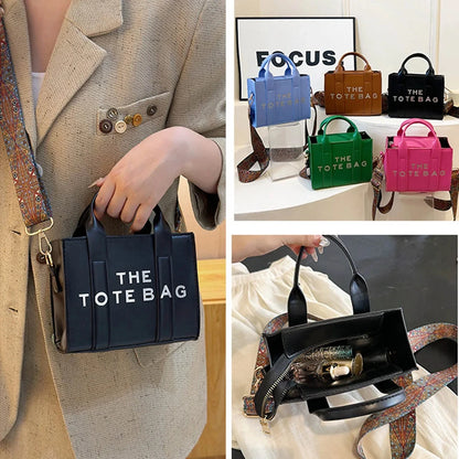 Brand Letter Handbag Designer Minimalist Design Handbag, European and American Fashion Crossbody Bag, Women's Retro One Shoulder