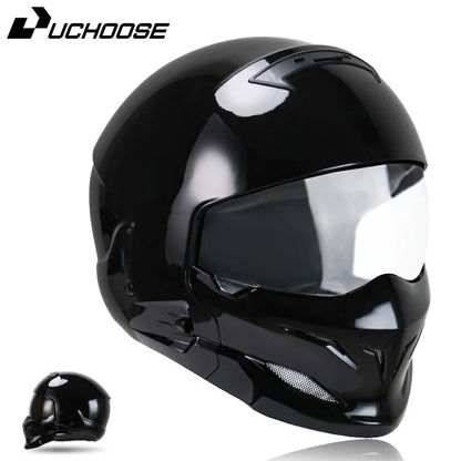 New Scorpion Retro Motorcycle Cascos Moto Locomotive Personality Multi-purpose Combination Helmet  Detachable Multi-purpose