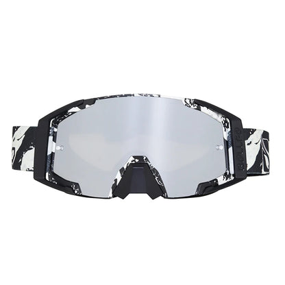 Youth MX Goggles with Tearoffs Windproof Motocross Glasses Men Dual-Cycle Defogging UV400 Protection Dirt Bike Enduro Goggles
