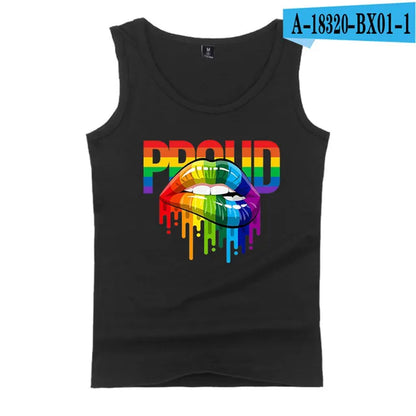 Fashion LGBT Love men tank top LGBT Flag fitness sleeveless shirt Lesbian Gay summer vest LGBT pride tank tops Men's clothing