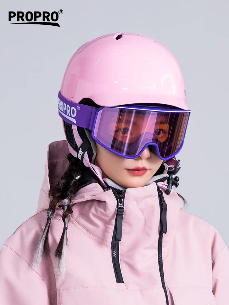 PROPRO Light Ski Helmet With Safety professional Ski Snowboard   motorcycle Integrally-Molded Skiing Snow Husband Men Women