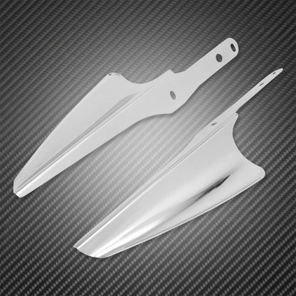 Motorcycle Front Fork Windscreen Deflectors Wind Mount Fairing For Harley Touring Electra Glide FLTX FLHXS Road King FLHR 95-22