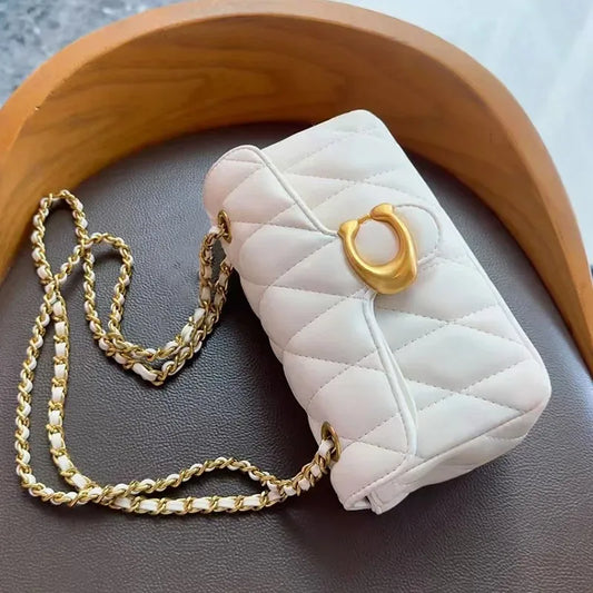 High end women's crossbody bag, high-quality leather wallet, retro design, adjustable and detachable shoulder strap, C bag