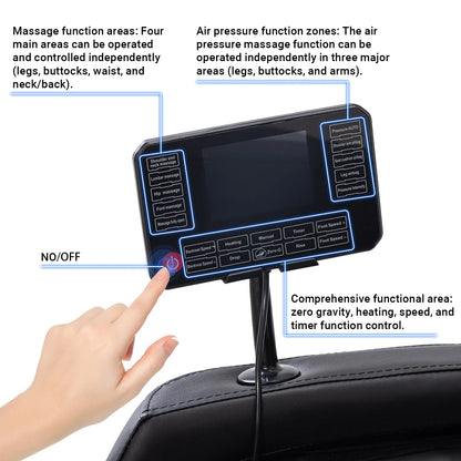 Local Dilivery 3 Year Warranty Massage Chair Electric Recliner Home Airbag Full Body Zero Gravity Heating Knead Massager Sofa