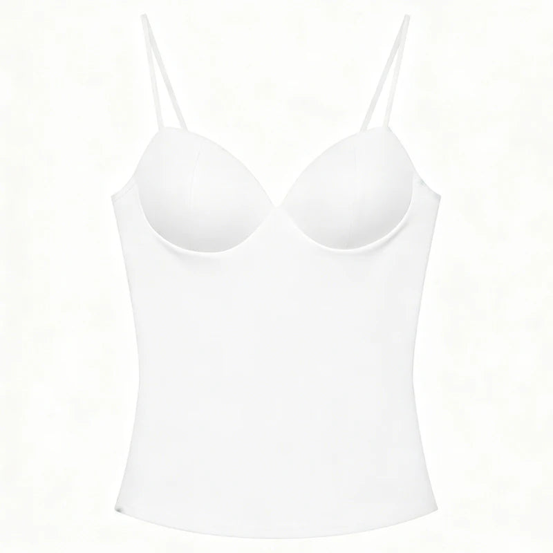 Women's Tops Bustier Corset Crop Slip Top Women Bodycon Backless Sexy Tops 2026New Brown Black Gray Camisole Vest Female Fashion