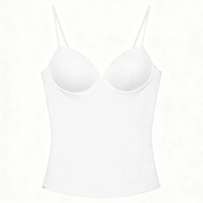Women's Tops Bustier Corset Crop Slip Top Women Bodycon Backless Sexy Tops 2026New Brown Black Gray Camisole Vest Female Fashion