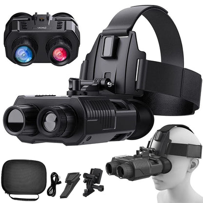 NV8000 Best 800M 4x 1080P Infrared Thermal Monocular Binoculars Hunting Night Vision Goggles Dual Screen Night Vision Dual Tube