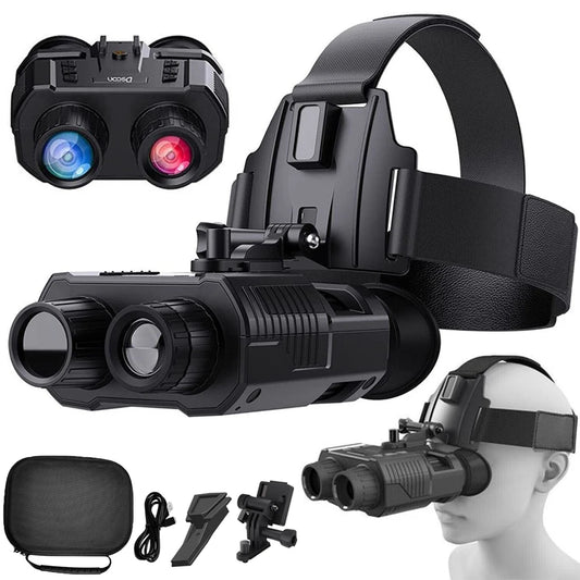 NV8000 Best 800M 4x 1080P Infrared Thermal Monocular Binoculars Hunting Night Vision Goggles Dual Screen Night Vision Dual Tube