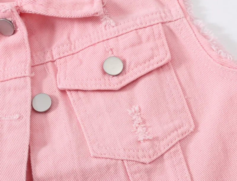 Coats Fashion Clothes Casual Vintage Elegant Sleeveless Denim Vest for Women Jacket Spring Streetwear Women Clothing Autumn