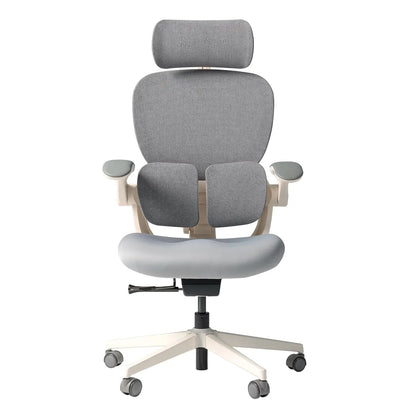 Q2 Ergonomic Office Chair with Lumbar Support & Adjustable Headrest, Cushion Seat with Flip-Up Arms, Reclining, Customized