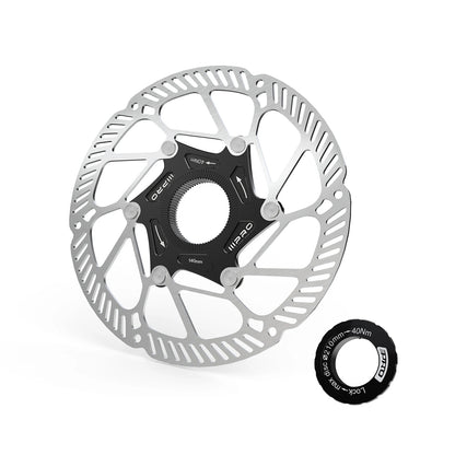 IIIPRO Bike Brake Floating Rotor 140/160/180/203mm Center Lock Brake Disc Ultralight High Strength abstract heat Disc Bike Part