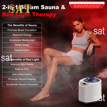 For Salle De Sauna Spa Tubs &  Rooms Indoor Outdoor Infrared Portable Tent Sauna Heater Kit with Control Panel