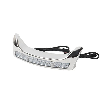 New Motorcycle GOAT-E LED Fairing Light Chrome Amber/White For Harley CVO Electra Street Glide Ultra FLHXU FLHX FLHXSE 2024 2025