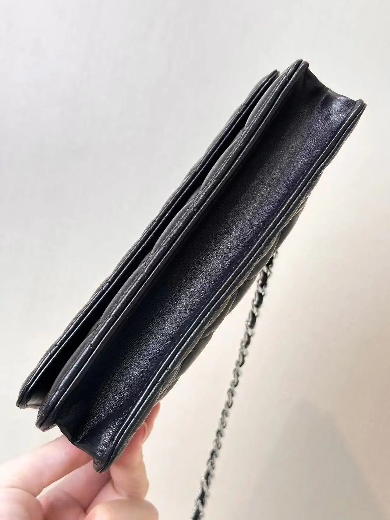 LUXURE BAG caviar leather foreskin leather bag diamond grid small square bag single shoulder crossbody bag tote bag diagonal cro