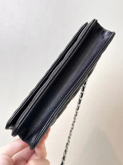 LUXURE BAG caviar leather foreskin leather bag diamond grid small square bag single shoulder crossbody bag tote bag diagonal cro