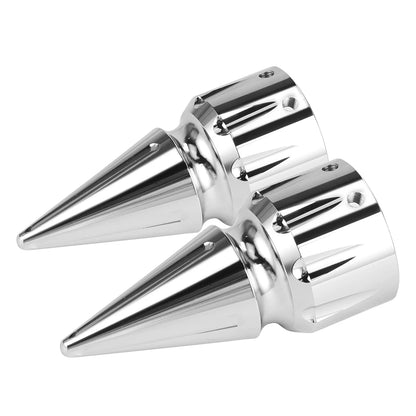 Motorcycle CNC Front Axle Nut Cover Cap Aluminum Black For Harley Sportster XL XG Touring FLHT FLHR FLTRX Dyna VRSC Softail