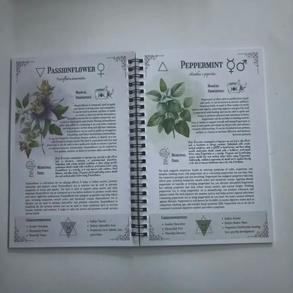 The Amish Natural Family Herbs Handbook The Characteristics And Effects Of Various Herbs Note Book