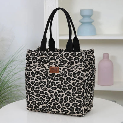New Thickened Knitted Tote Bag, Floral Pattern Retro Large Capacity Handbag for Work  tote bag Shopping Daily Use School Commute