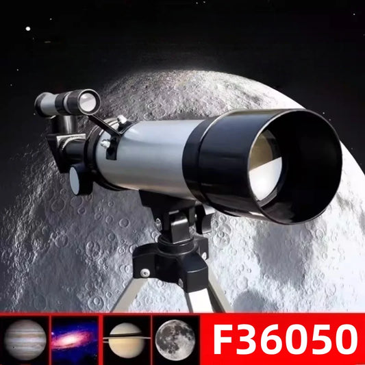 Professional Astronomical Telescope Zoom HD High-Power Tripod Space Star View Moon Binoculars Children Students Teaching Aids