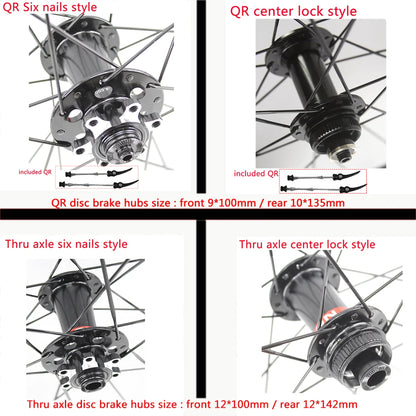Newest 700C Cyclocross Travel Gravel Road Bike Full Carbon Fibre Bicycle Disc brake Wheelset carbon clincher tubeless rims wave