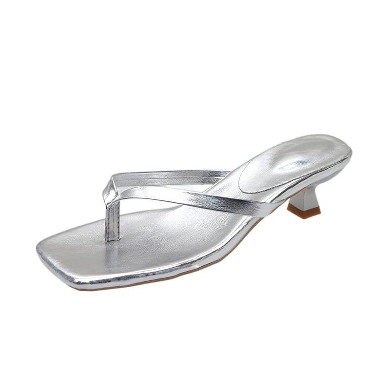 Female Summer Sexy Heels Sandals Slides Ladies Shoes Fashion Women Pumps Flip Flops Luxury High Heels Slippers Shoes