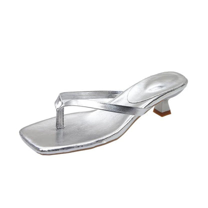 Female Summer Sexy Heels Sandals Slides Ladies Shoes Fashion Women Pumps Flip Flops Luxury High Heels Slippers Shoes
