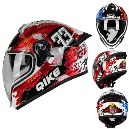 Unisex DOT Certified Full Face Motorcycle Helmet Anti-Fog UV Protection Downhill Racing Motorbike Casco Capacete