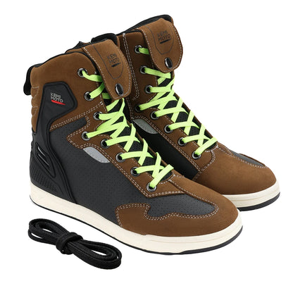 Motorcycle Summer Riding Shoes Men Riding Casual Short Boots  Anti-collision Reflective Protection Durable Equipments Moto Gear