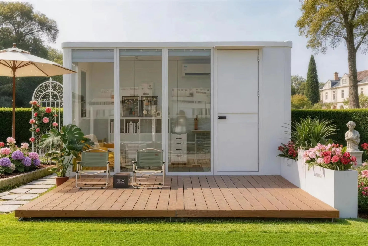 Any Size Custom Easy DIY Assembly Glass Yoga Room Garden Outdoor Mobile House Multi Functional Fitness Leisure Private Space